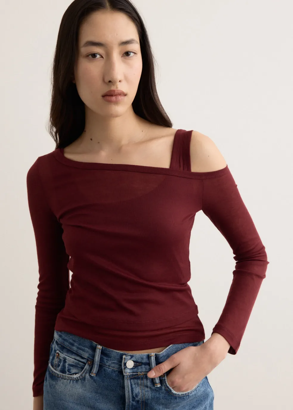 Addicted Double Layer Long Sleeve Top