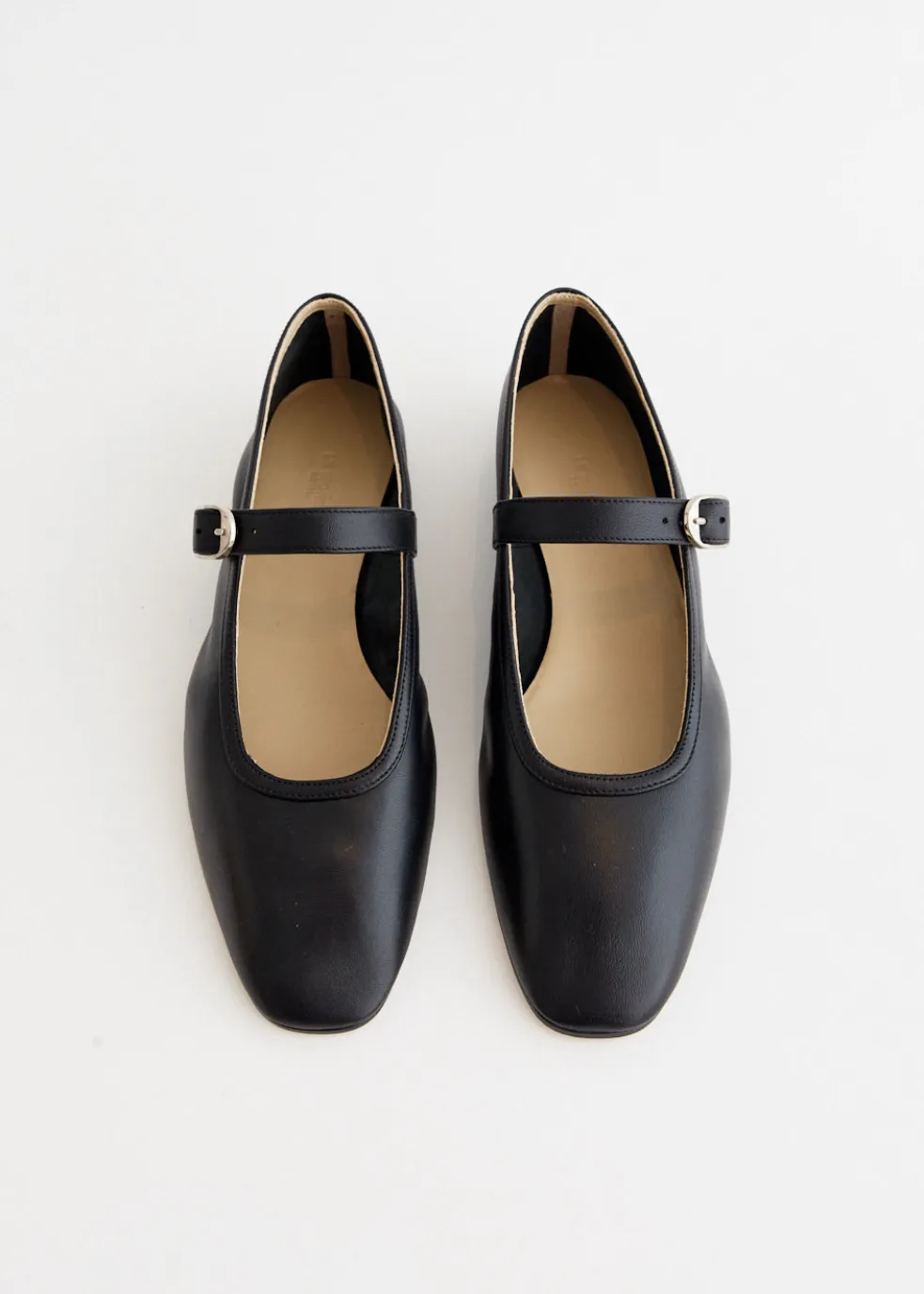 Ballet Mary Jane Leather Flats