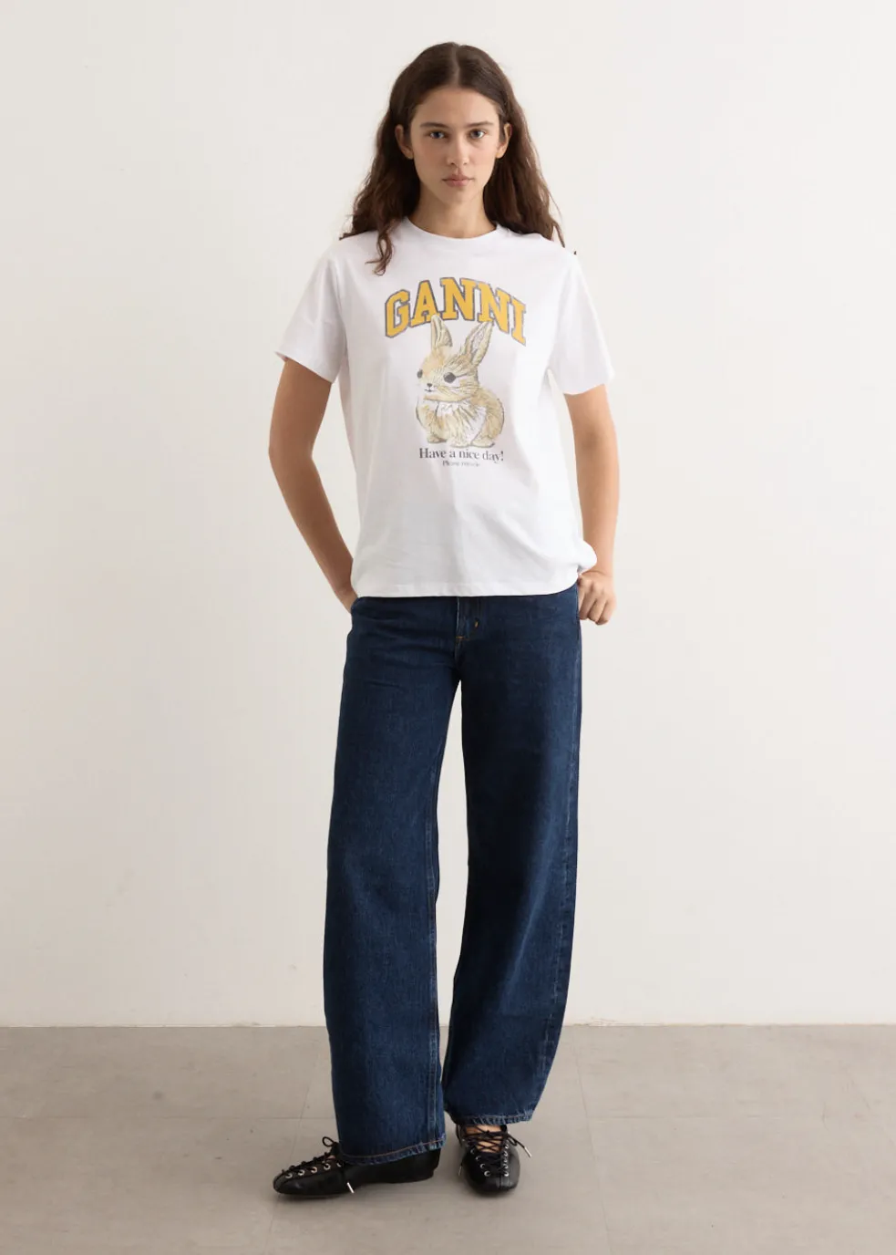 Basic Jersey Baby Bun Relaxed T-Shirt