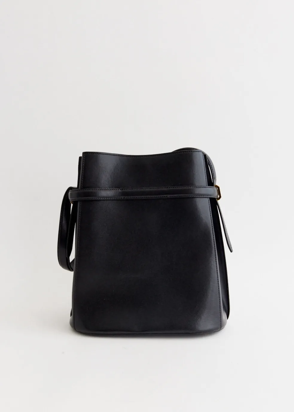 Belted Bucket Bag