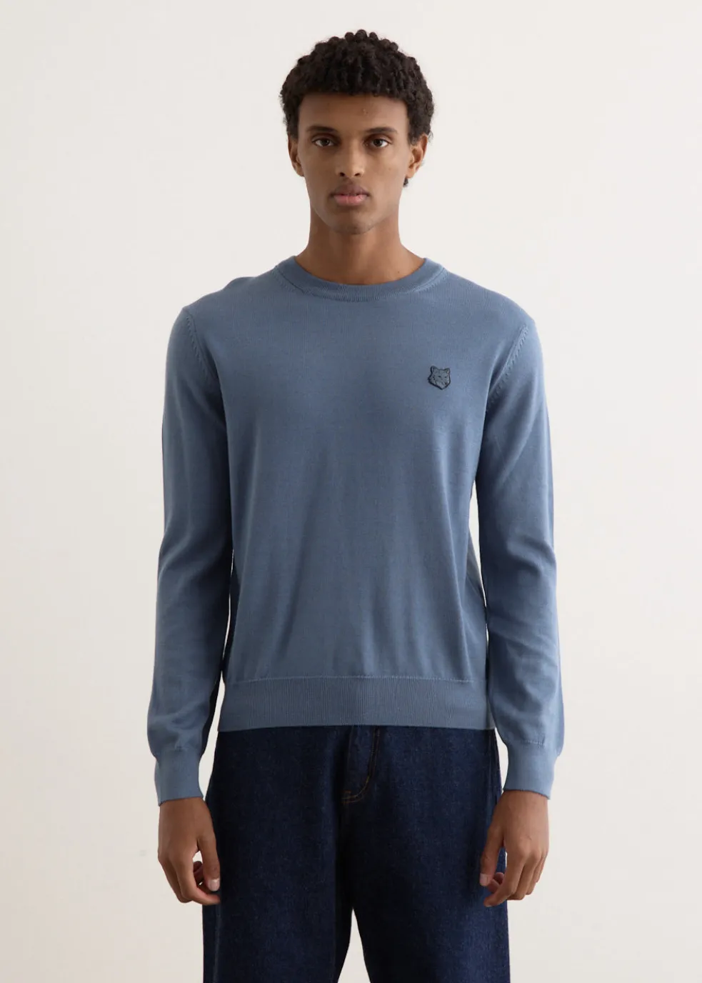 Bold Fox Head Patch Regular Jumper