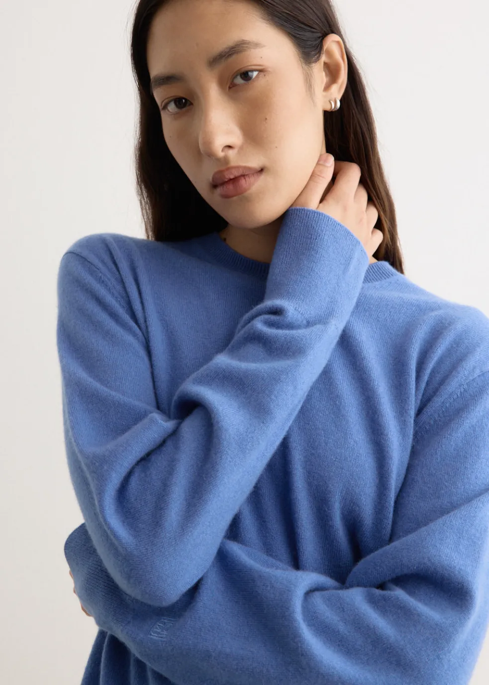 Crew Neck Cashmere Knit
