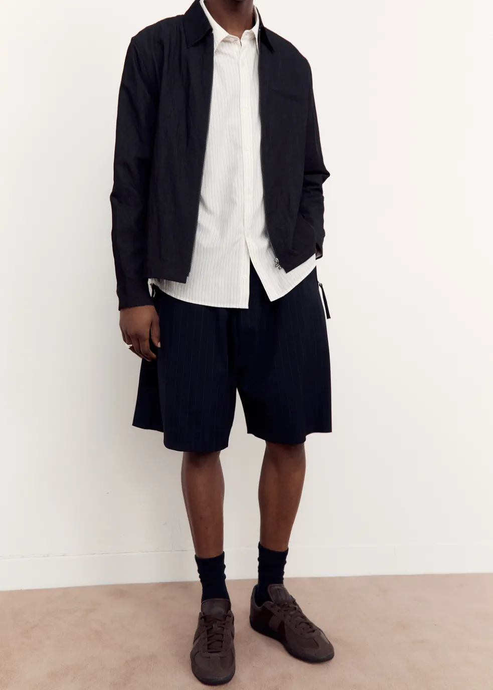 Erasure Zip Up Shirt