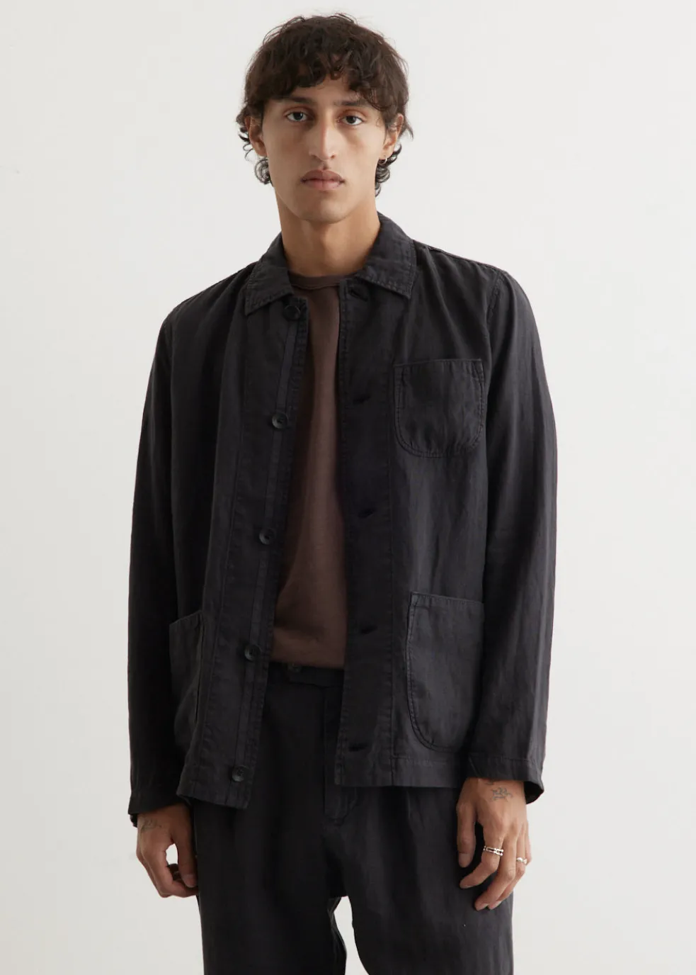 Evan Chore Linen Jacket