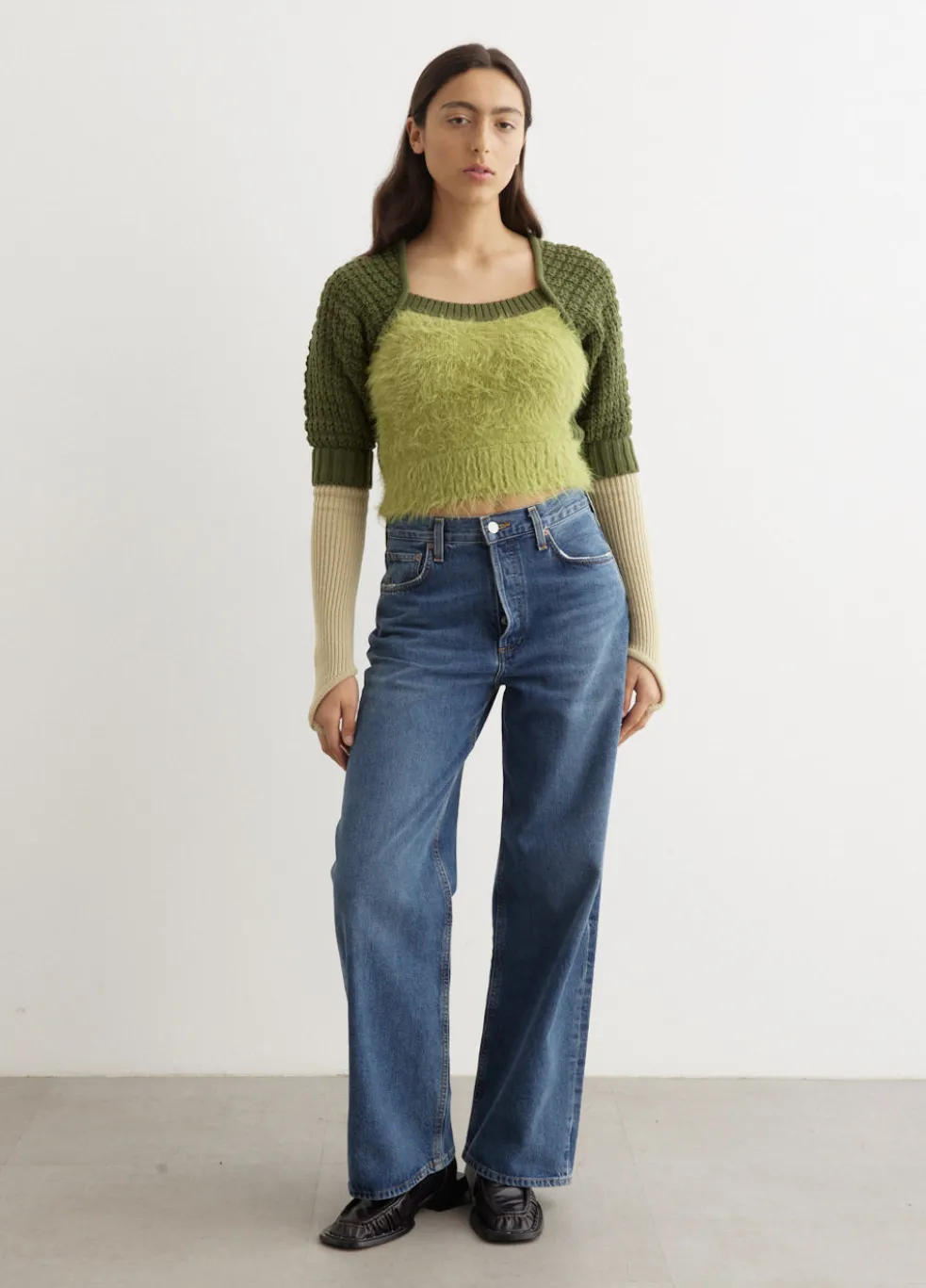 Furry Chunky Knit Top