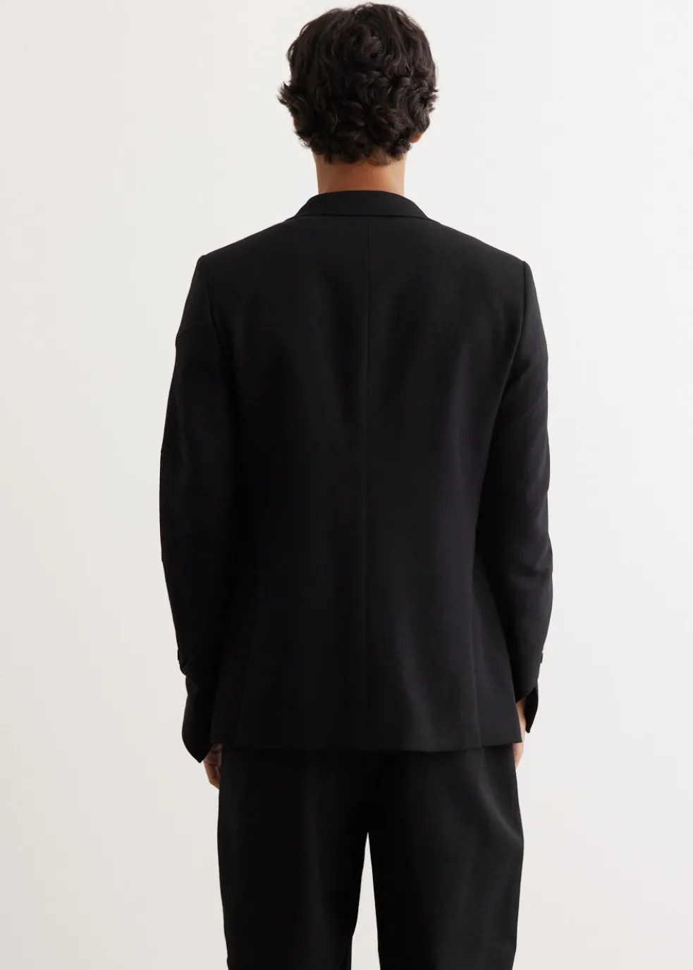 Gabardine Spiral Sleeve 2 Button Jacket