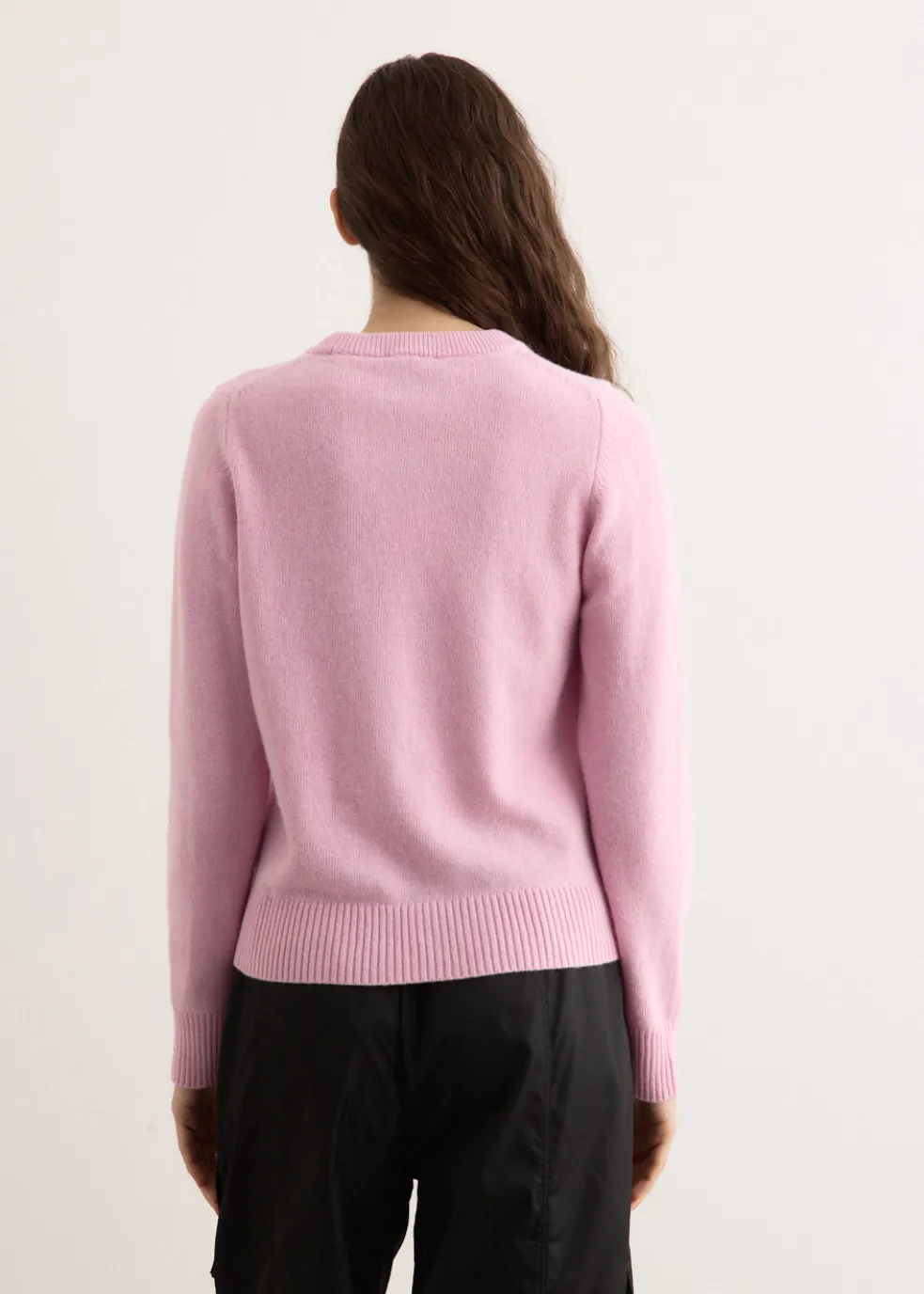 Graphic Wool Mix Poodle Crewneck