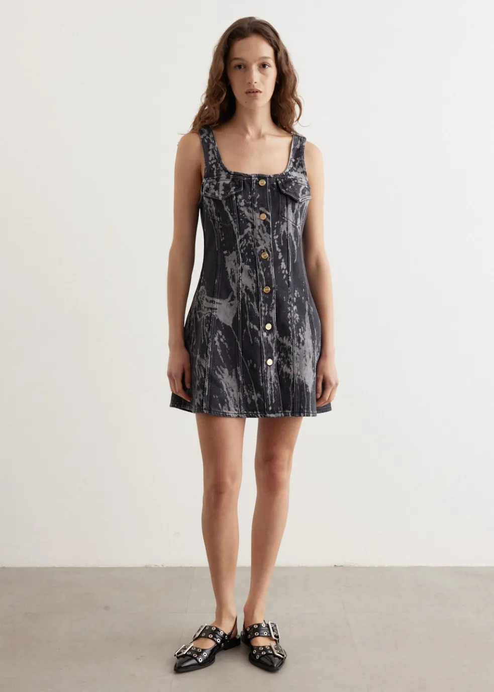 Heavy Denim Mini Dress