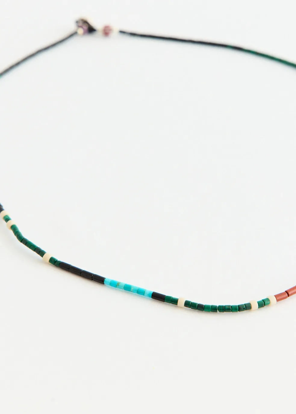 Heishi Tube Necklace