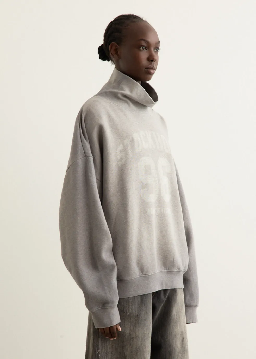 High Neck Sweatshirt