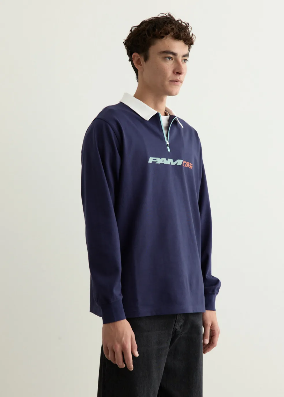 Howl Half Zip Rugby Top
