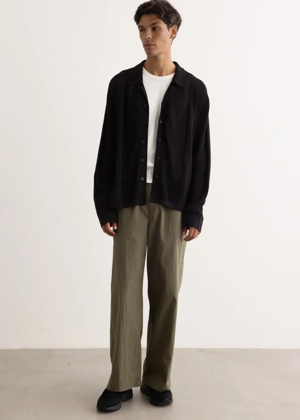 Metropolis Knit Camp Collar Shirt
