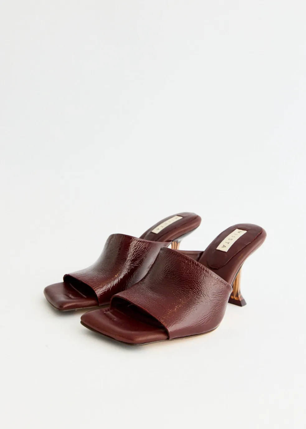 Miri Brown Mules Sandals