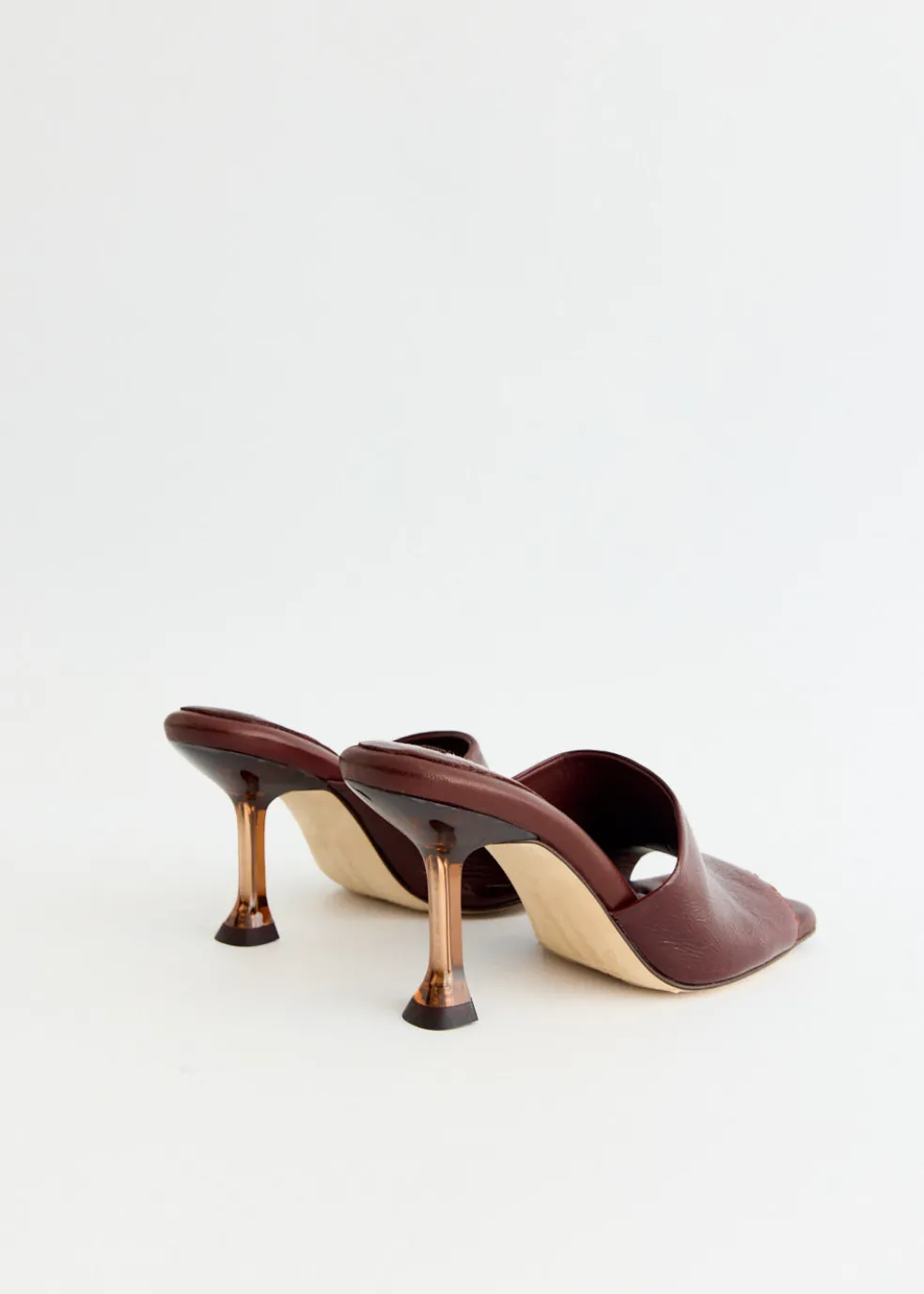 Miri Brown Mules Sandals