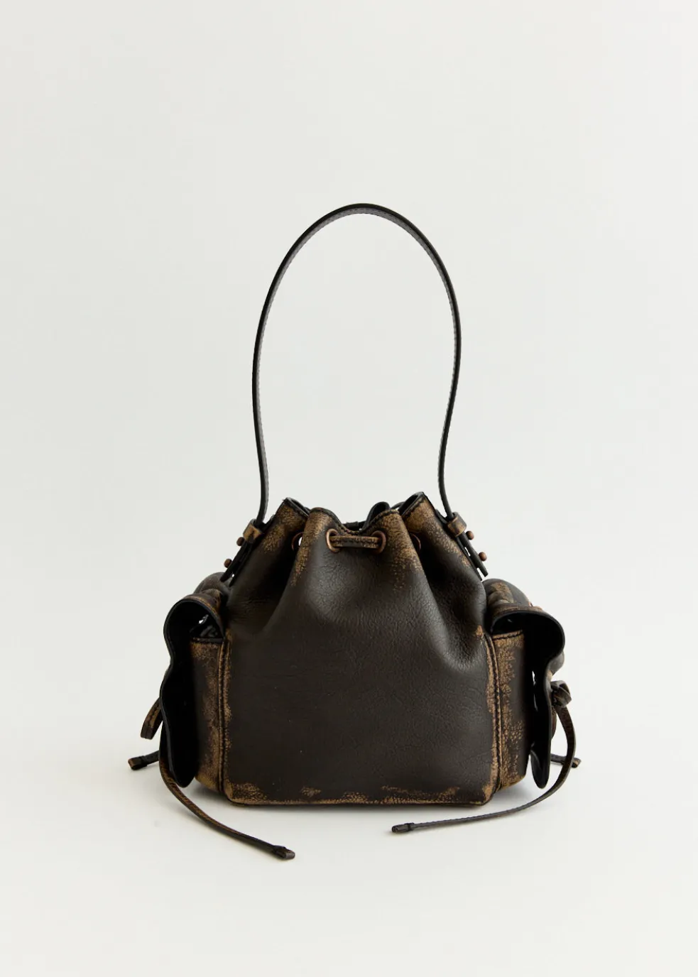 Multipocket Mini Bucket Bag