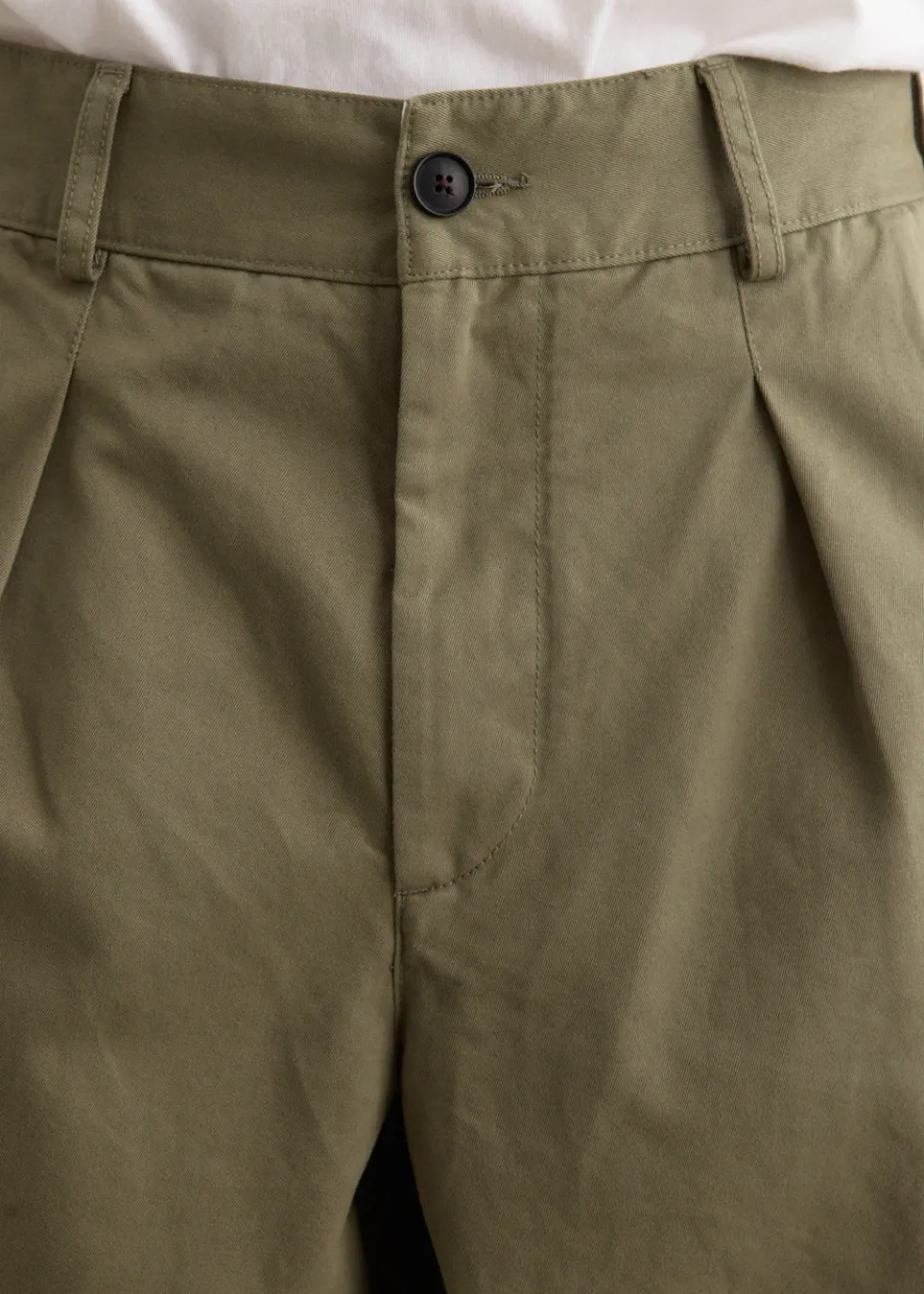 Single Pleat Baggy Pants