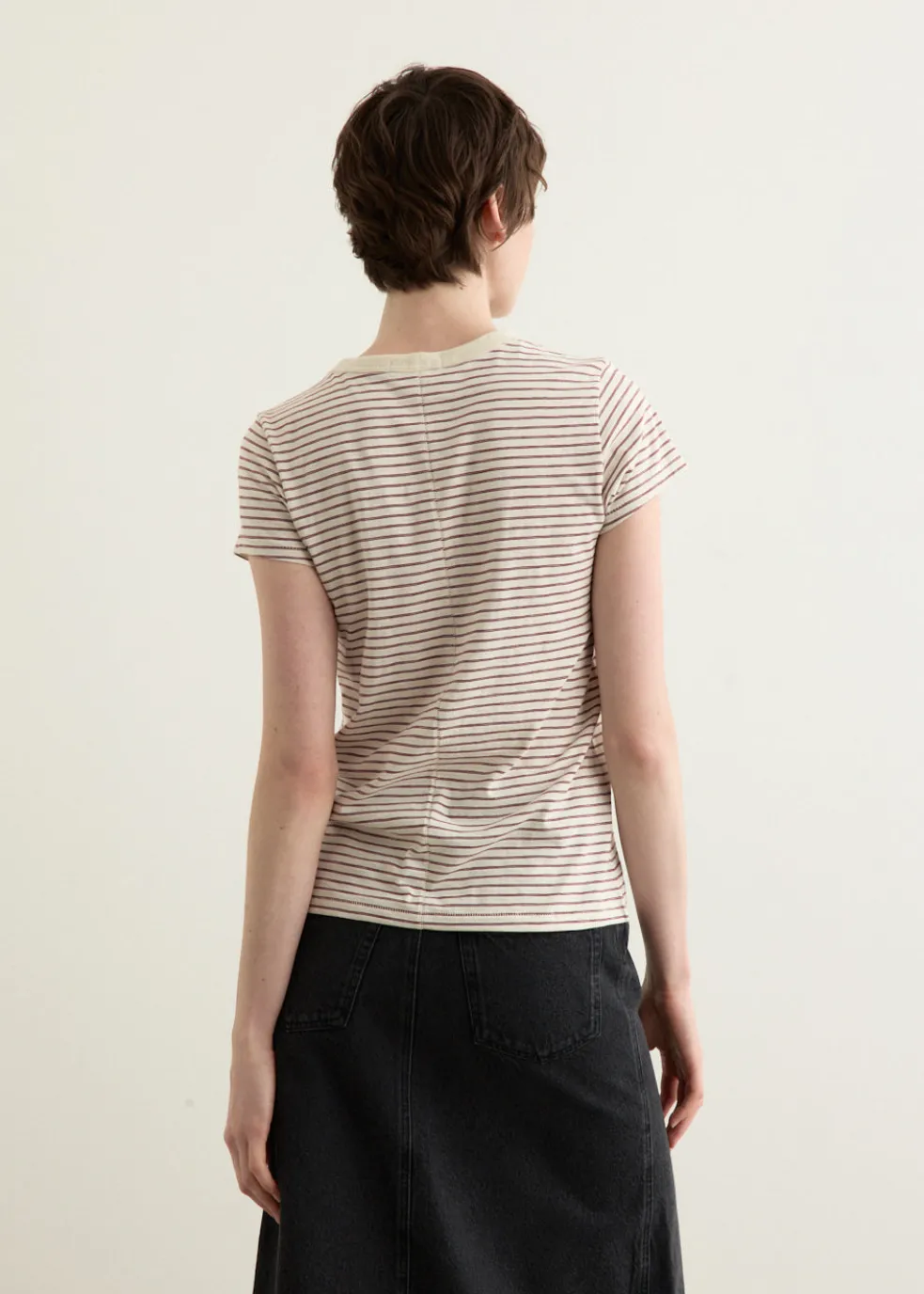 Slub Stripe T-Shirt