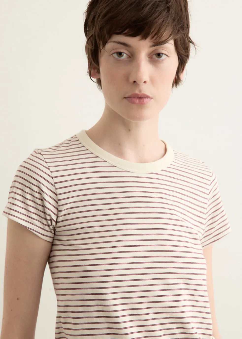 Slub Stripe T-Shirt