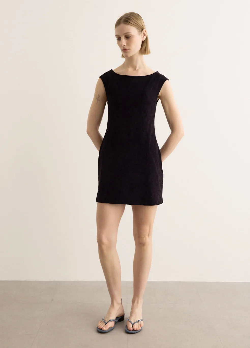 Velvet Tunic Mini Dress