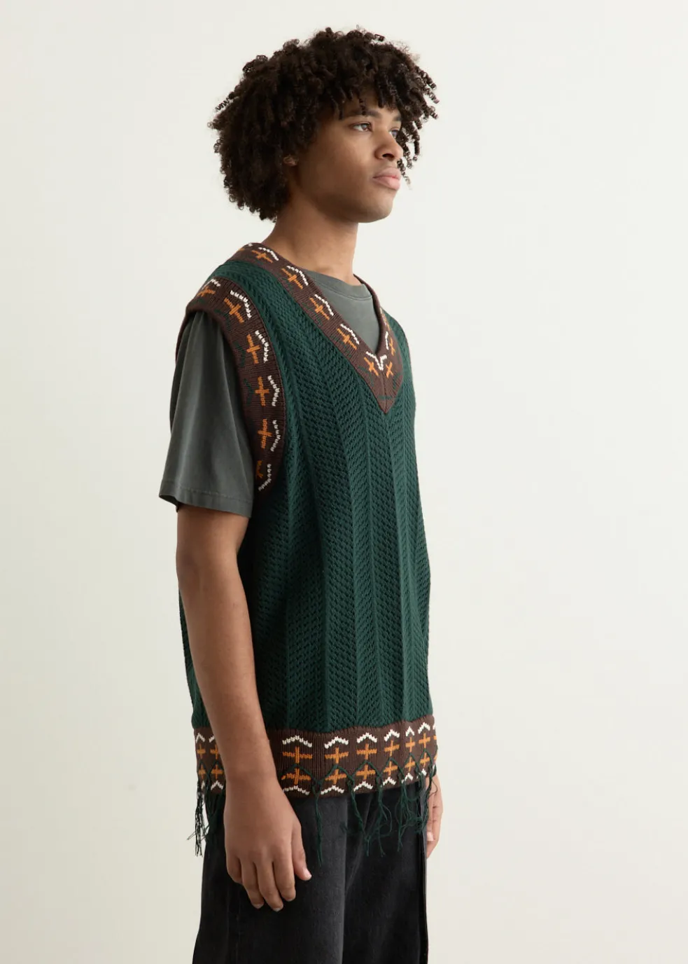 x CLOT by Edison Chen Crochet Vest