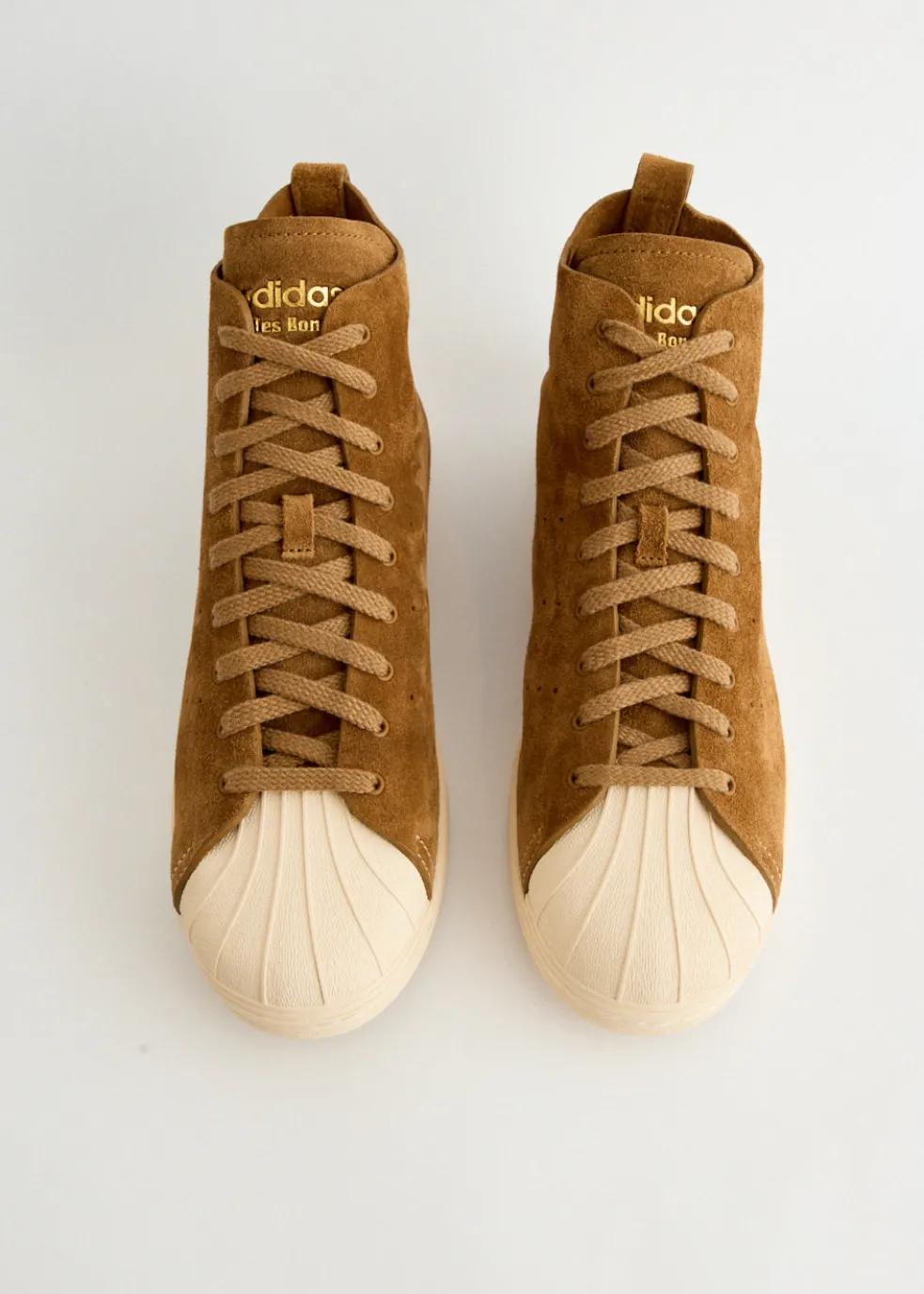 x Wales Bonner Superstar Hi 'Tan Brown' Sneakers